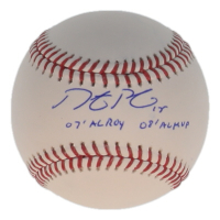 Dustin Pedroia Signed OML Baseball Inscribed "07' AL ROY" & "07' AL MVP" (JSA) at PristineAuction.com
