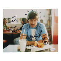 Jon Gries Signed "Napoleon Dynamite" 8x10 Photo Inscribed "You Ever Heard of...Nylon Polymer?" (ACOA) at PristineAuction.com