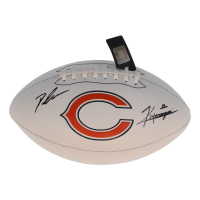 D'Andre Swift & Kyle Monangai Signed Bears Logo Football (JSA) at PristineAuction.com