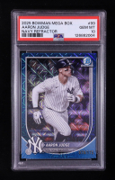Aaron Judge 2025 Bowman Chrome Mega Box Navy Refractor #99 #078/175 (PSA 10) at PristineAuction.com