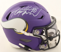 Adrian Peterson Signed Vikings Mid-Size SpeedFlex Helmet With Visor (JSA) at PristineAuction.com