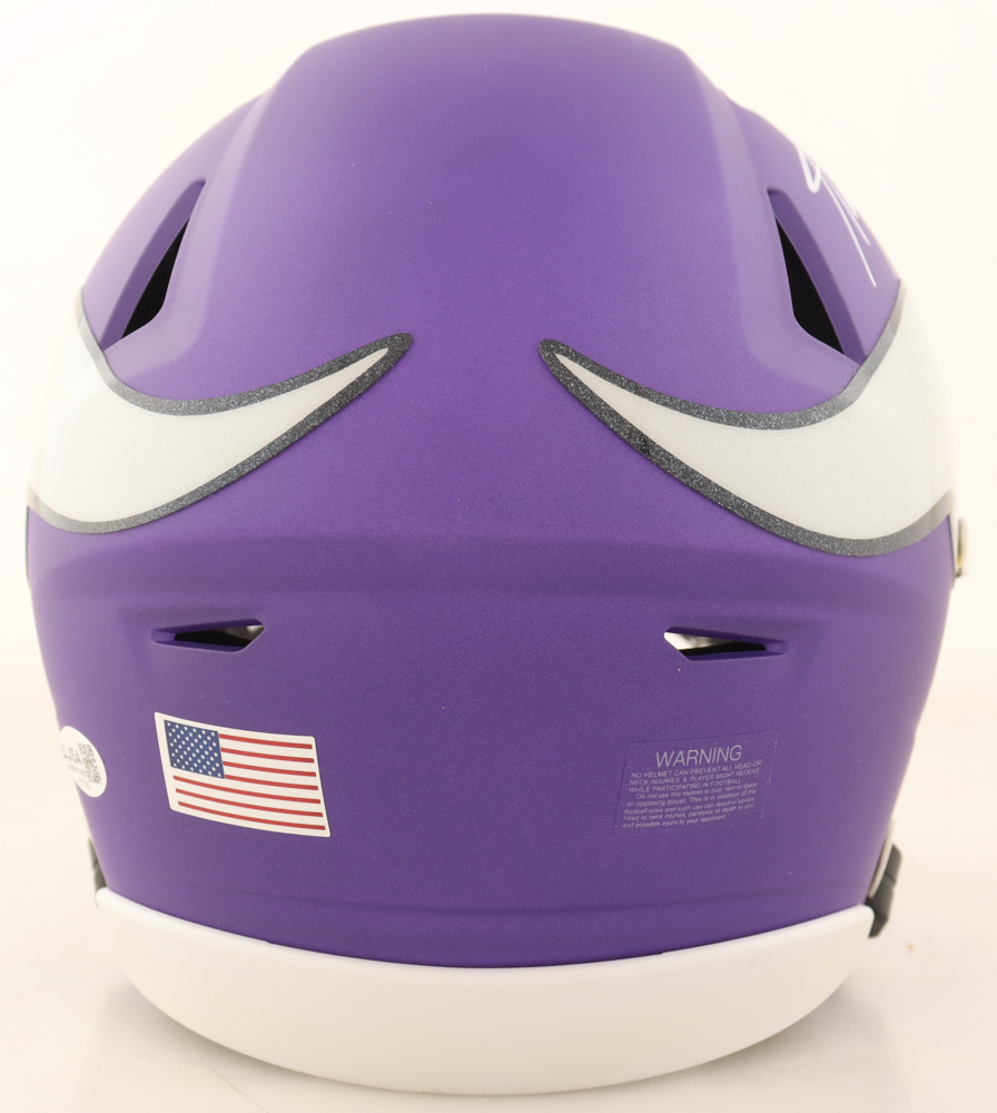 Adrian Peterson Signed Vikings Mid-Size SpeedFlex Helmet With Visor (JSA) at PristineAuction.com Adrian Peterson Signed Vikings Mid-Size SpeedFlex Helmet With Visor (JSA) at PristineAuction.com