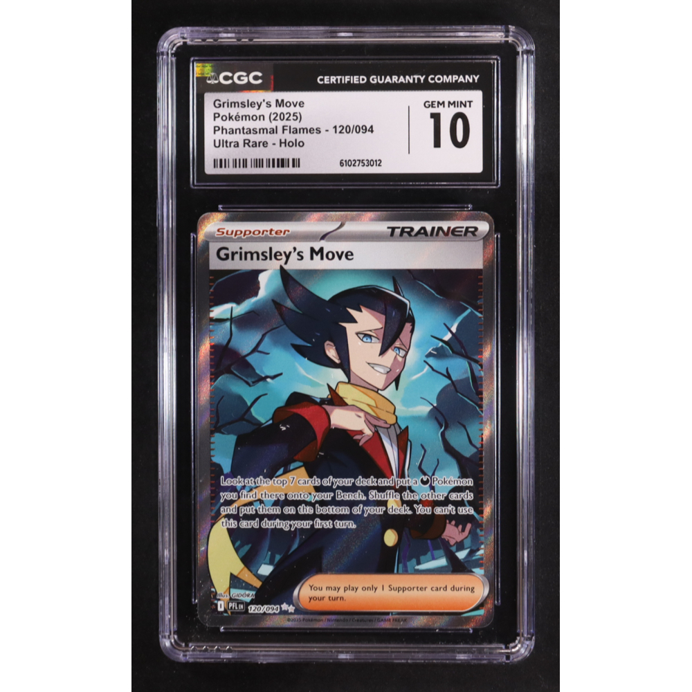 Grimsley's Move 2025 Pokemon TCG Mega Evolution Phantasmal Flames #120 (CGC 10) at PristineAuction.com
