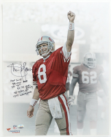 Steve Young Signed 49ers 16x20 Photo with Extensive Inscription (Fanatics) at PristineAuction.com