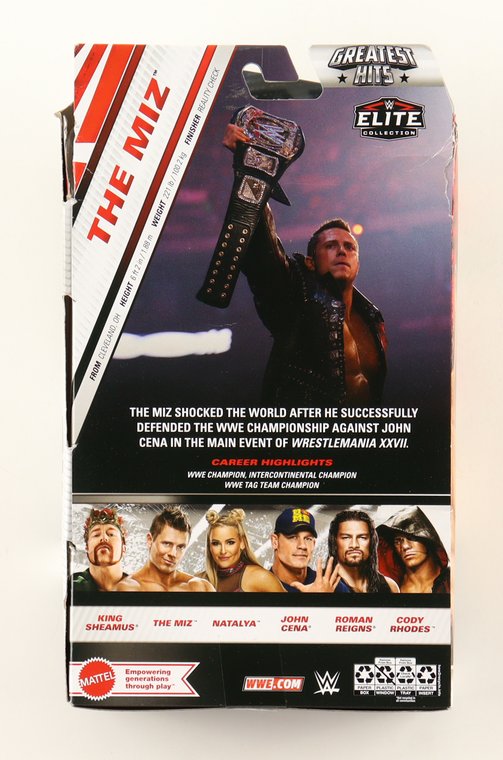 The Miz Signed WWE Greatest Hits Collection Action Figure (Fanatics) at PristineAuction.com The Miz Signed WWE Greatest Hits Collection Action Figure (Fanatics) at PristineAuction.com