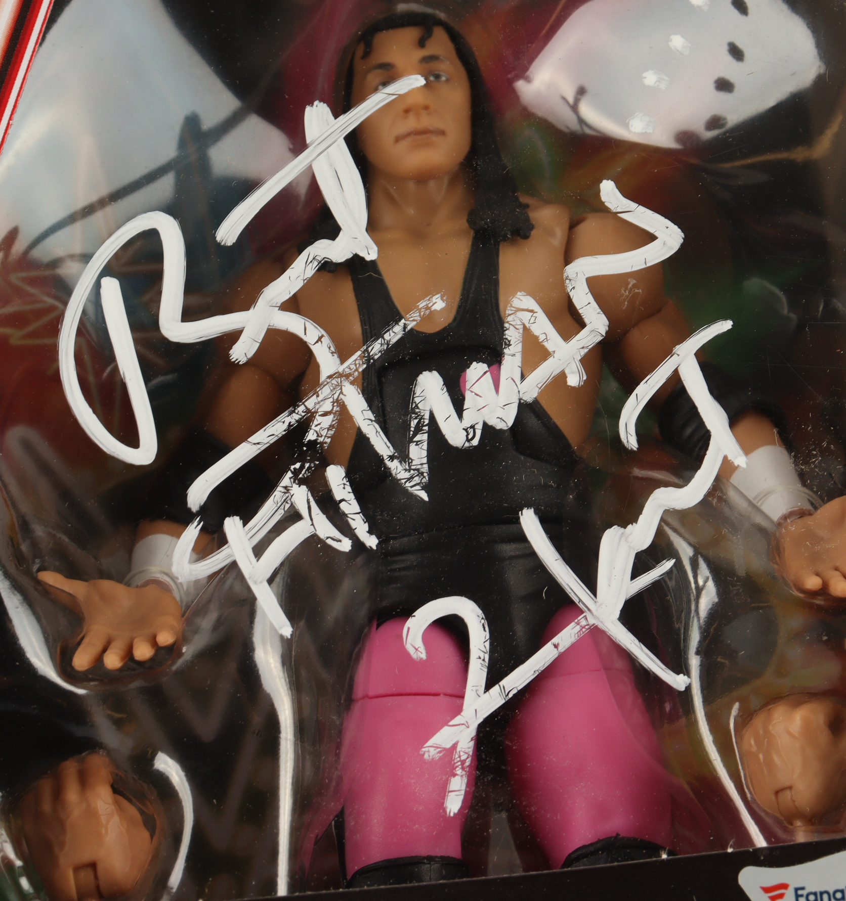 Bret 'Hitman' Hart Signed WWE WrestleMania Edition Collection Action Figure (Fanatics) at PristineAuction.com Bret 'Hitman' Hart Signed WWE WrestleMania Edition Collection Action Figure (Fanatics) at PristineAuction.com