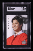 Shohei Ohtani 2018 Leaf Premier Rookie #PR-02 RC (SGC 10) at PristineAuction.com