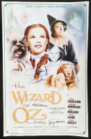 "The Wizard of Oz" 16x24 Poster Cast-Signed by (4) with Mickey Carroll, Jerry Maren, Karl Slover, & Donna Stewart Hardway Inscribed "Munchkin" (JSA) at PristineAuction.com