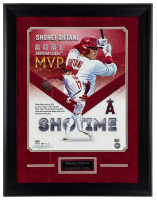 Shohei Ohtani Signed Angels Custom Framed Photo Display (Fanatics & MLB) at PristineAuction.com