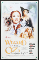 "The Wizard of Oz" 16x24 Poster Cast-Signed by (4) with Mickey Carroll, Jerry Maren, Karl Slover, & Donna Stewart Hardway Inscribed "Munchkin" (JSA) at PristineAuction.com