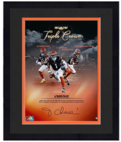 Ja'Marr Chase Signed Bengals Custom Framed Photo (Fanatics) at PristineAuction.com
