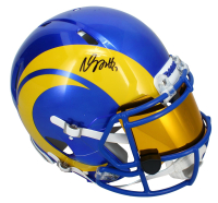 Davante Adams Signed Rams Full-Size Authentic On-Field Speed Helmet with Custom Visor (Beckett) at PristineAuction.com