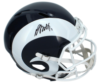Davante Adams Signed Rams Full-Size Throwback Alternate Speed Helmet (Beckett) at PristineAuction.com