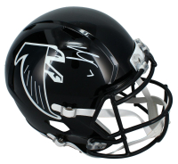 Bijan Robinson Signed Falcons Full-Size Throwback Alternate Speed Helmet (Beckett) at PristineAuction.com