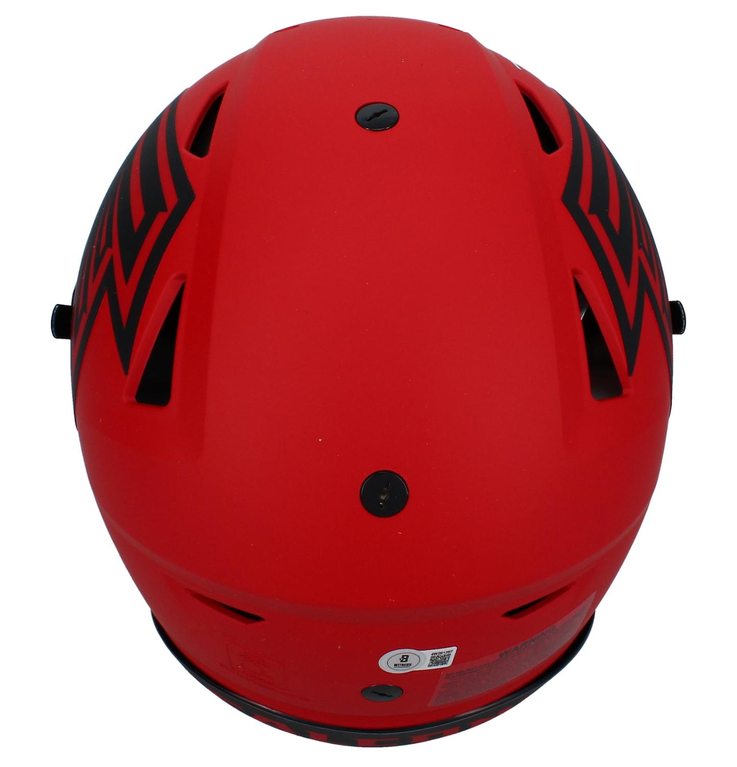 Bijan Robinson Signed Falcons Full-Size Authentic On-Field Rave Alternate Speedflex Helmet (Beckett) at PristineAuction.com Bijan Robinson Signed Falcons Full-Size Authentic On-Field Rave Alternate Speedflex Helmet (Beckett) at PristineAuction.com