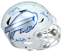 Jim Kelly, Andre Reed & Thurman Thomas Signed Bills Full-Size Authentic On-Field Rivalries Alternate Speedflex Helmet (Beckett) at PristineAuction.com
