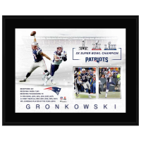 Rob Gronkowski Patriots Sublimated Player Plaque at PristineAuction.com
