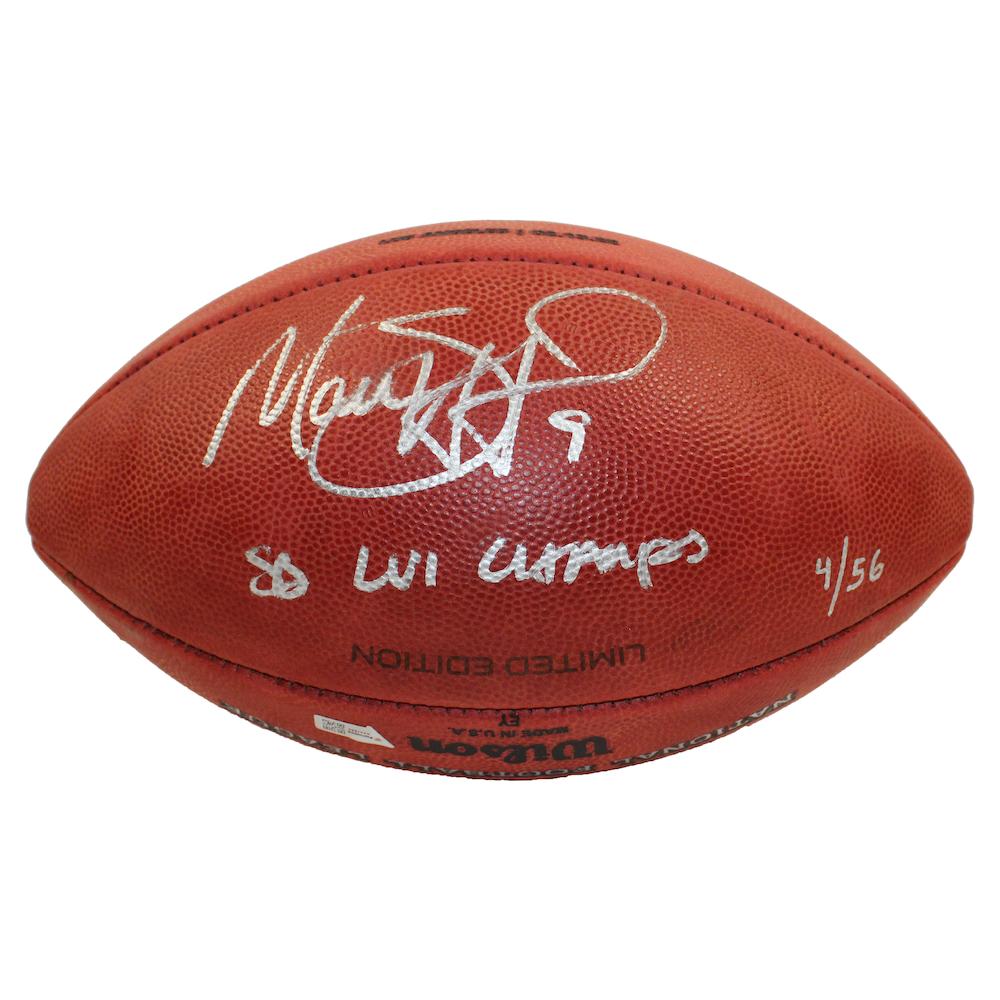 Matthew Stafford Signed "The Duke" LE Rams Super Bowl Champions Official Game Ball Inscribed "SB LVI Champs" (Fanatics) at PristineAuction.com Matthew Stafford Signed "The Duke" LE Rams Super Bowl Champions Official Game Ball Inscribed "SB LVI Champs" (Fanatics) at PristineAuction.com