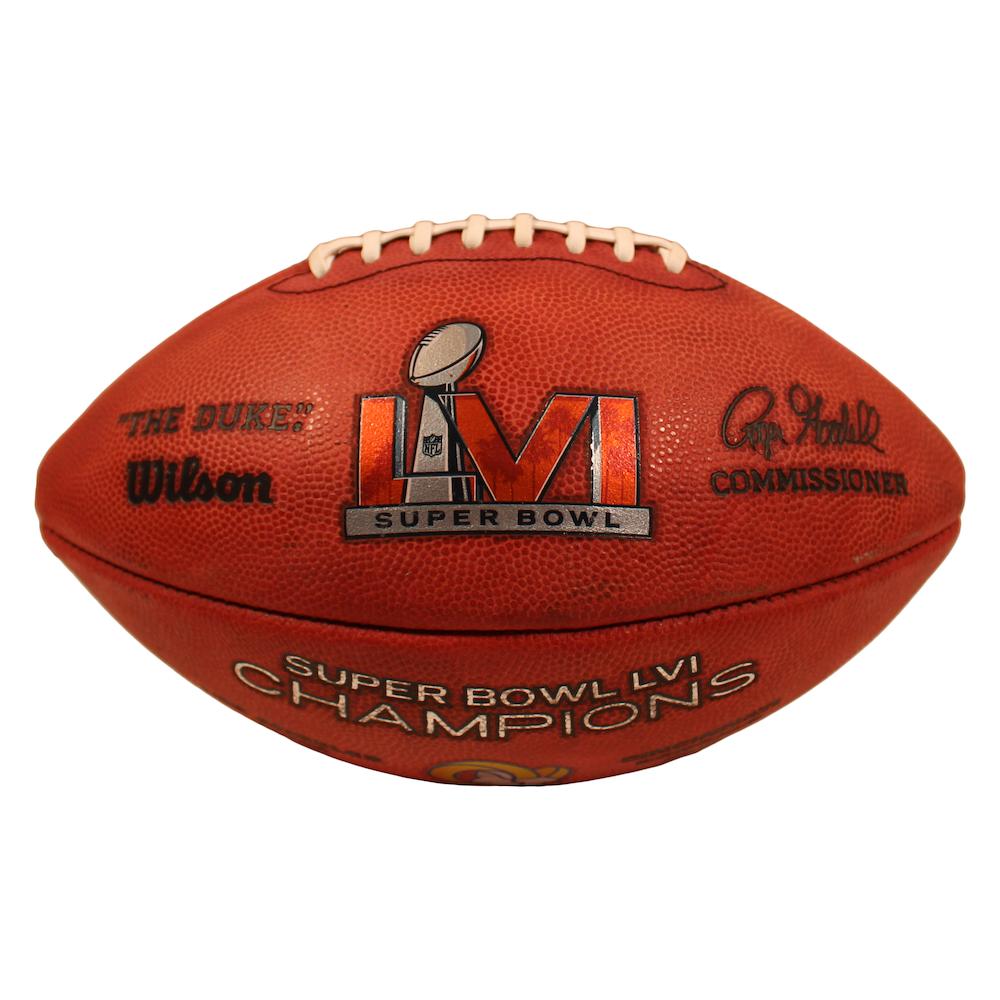 Matthew Stafford Signed "The Duke" LE Rams Super Bowl Champions Official Game Ball Inscribed "SB LVI Champs" (Fanatics) at PristineAuction.com Matthew Stafford Signed "The Duke" LE Rams Super Bowl Champions Official Game Ball Inscribed "SB LVI Champs" (Fanatics) at PristineAuction.com