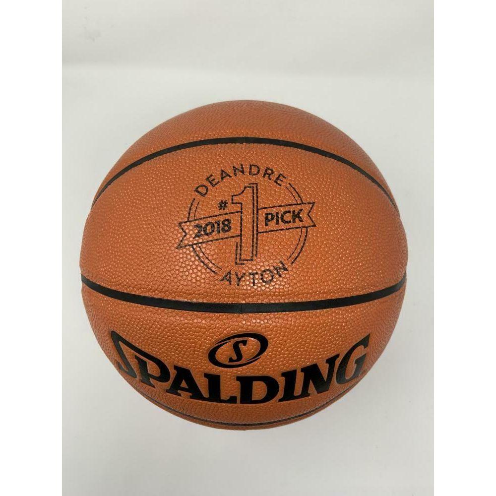 Deandre Ayton Spalding 2018 #1 Pick Custom Engraved Basketball at PristineAuction.com Deandre Ayton Spalding 2018 #1 Pick Custom Engraved Basketball at PristineAuction.com