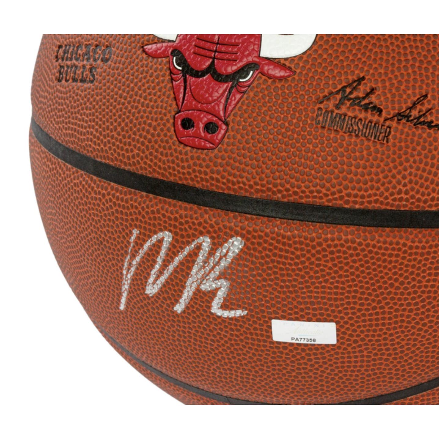 Matas Buzelis Signed Bulls Logo Basketball (Panini) at PristineAuction.com Matas Buzelis Signed Bulls Logo Basketball (Panini) at PristineAuction.com