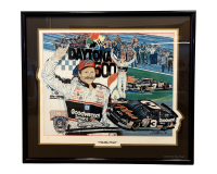Dale Earnhardt Sr. "Finally, First!" Limited Edition Print by Sam Bass at PristineAuction.com