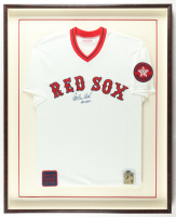 Carlton Fisk Signed Red Sox Custom Framed Jersey Inscribed "HOF 2000" (Steiner) at PristineAuction.com