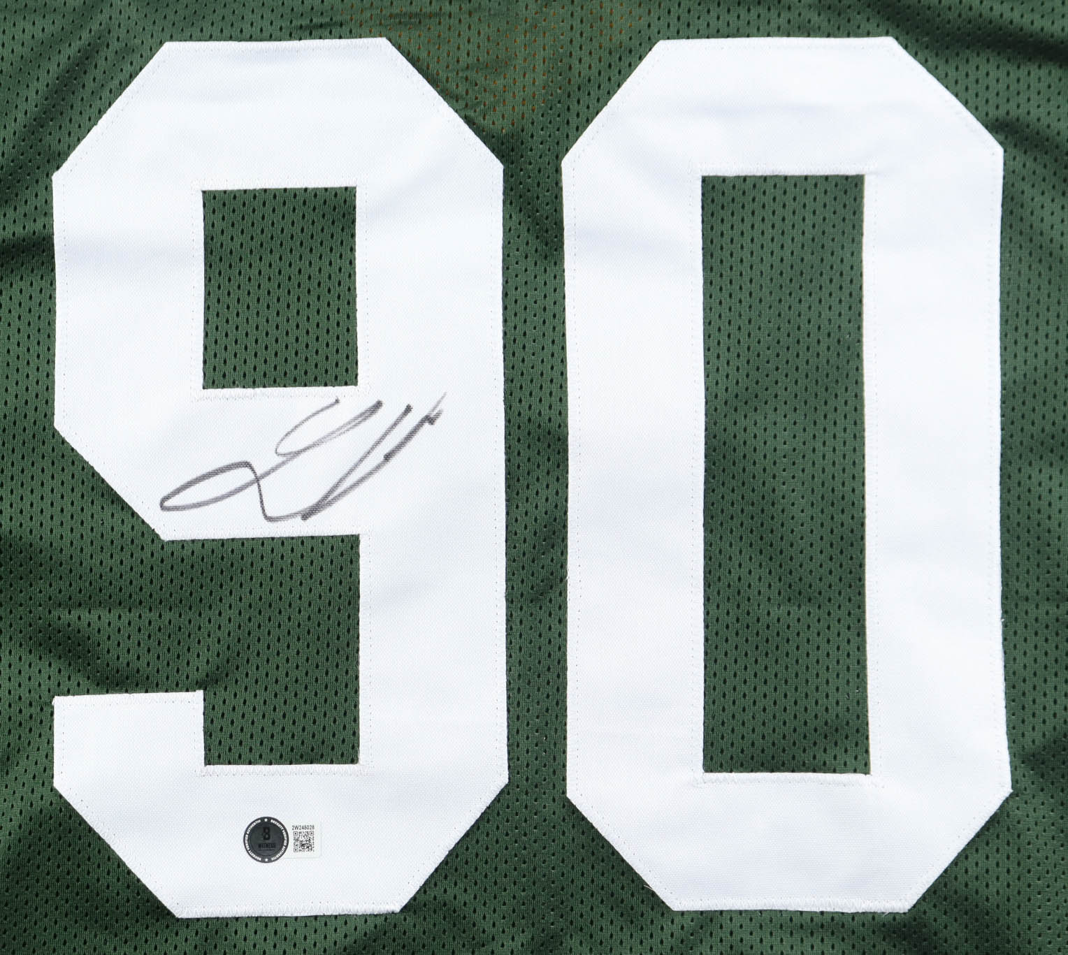 Lukas Van Ness Signed Jersey (Beckett) at PristineAuction.com Lukas Van Ness Signed Jersey (Beckett) at PristineAuction.com