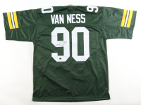 Lukas Van Ness Signed Jersey (Beckett) at PristineAuction.com