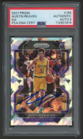 Austin Reaves Signed 2021 Panini Prizm Ice #165 RC (PSA | Auto 9) at PristineAuction.com