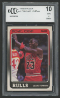 Michael Jordan 1988-89 Fleer #17 (BCCG 10) at PristineAuction.com