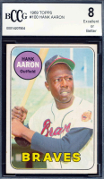 Hank Aaron 1969 Topps #100 (BCCG 8) at PristineAuction.com