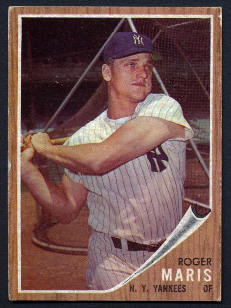 Roger Maris 1962 Topps #1 at PristineAuction.com Roger Maris 1962 Topps #1 at PristineAuction.com