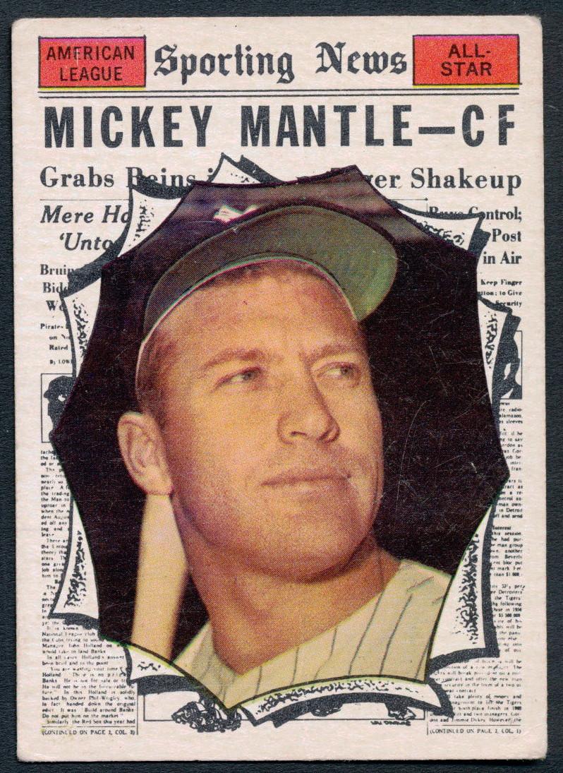 Mickey Mantle 1961 Topps #578 AS at PristineAuction.com Mickey Mantle 1961 Topps #578 AS at PristineAuction.com