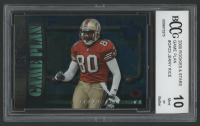 Jerry Rice 2000 Leaf Rookies and Stars Game Plan #GP23 #488/2000 (BCCG 10) at PristineAuction.com