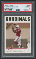 Larry Fitzgerald 2004 Topps Collection #360 RC (PSA 10) at PristineAuction.com