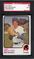 Tom Seaver Signed 1973 Topps #350 (SGC) at PristineAuction.com