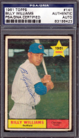 Billy Williams Signed 1961 Topps #141 RC (PSA) at PristineAuction.com