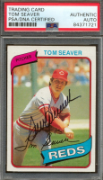 Tom Seaver Signed 1980 Topps #500 (PSA) at PristineAuction.com