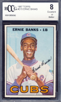 Ernie Banks 1967 Topps #215 (BCCG 8) at PristineAuction.com