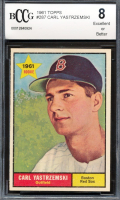 Carl Yastrzemski 1961 Topps #287 (BCCG 8) at PristineAuction.com