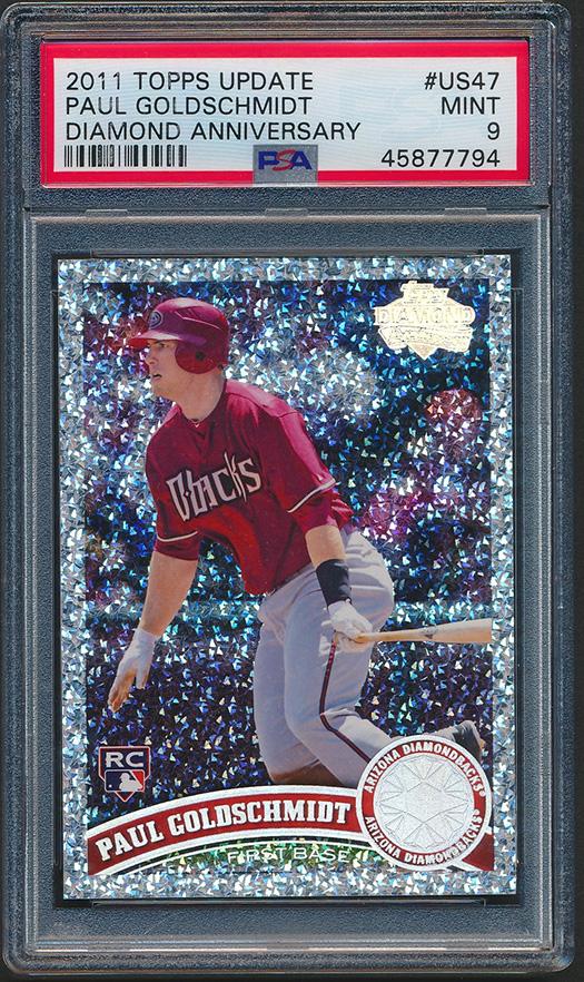 Paul Goldschmidt 2011 Topps Update Diamond Anniversary #US47 (PSA 9) at PristineAuction.com Paul Goldschmidt 2011 Topps Update Diamond Anniversary #US47 (PSA 9) at PristineAuction.com