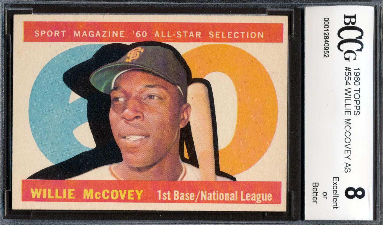 Willie McCovey 1960 Topps #554 AS (BCCG 8) at PristineAuction.com Willie McCovey 1960 Topps #554 AS (BCCG 8) at PristineAuction.com