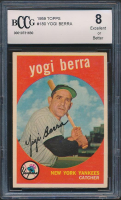 Yogi Berra 1959 Topps #180 (BCCG 8) at PristineAuction.com