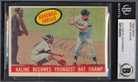 Al Kaline Signed 1959 Topps BT #463 (BGS) at PristineAuction.com