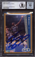 Shaquille O'Neal Signed 1992-93 Fleer #401 RC (BGS | Autograph Graded 10) at PristineAuction.com