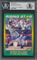 Bernie Williams Signed 1992 Score 100 Rising Stars #34 (BGS) at PristineAuction.com