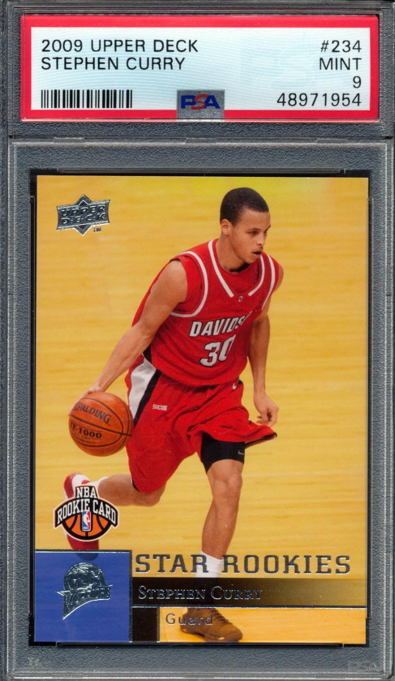 Stephen Curry 2009-10 Upper Deck #234 SP RC (PSA 9) at PristineAuction.com Stephen Curry 2009-10 Upper Deck #234 SP RC (PSA 9) at PristineAuction.com