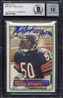 Mike Singletary Signed 1983 Topps #38 RC Inscribed "HOF 98" (BGS | Autograph Graded 10) at PristineAuction.com