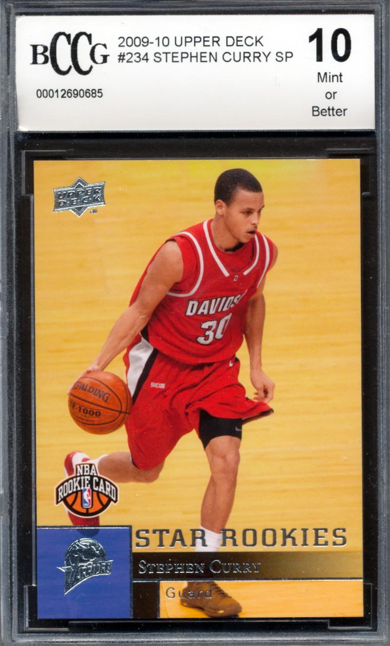 Stephen Curry 2009-10 Upper Deck SP #234 RC (BCCG 10) at PristineAuction.com Stephen Curry 2009-10 Upper Deck SP #234 RC (BCCG 10) at PristineAuction.com